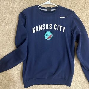 KC Current NWSL Crewneck Nike Size Small